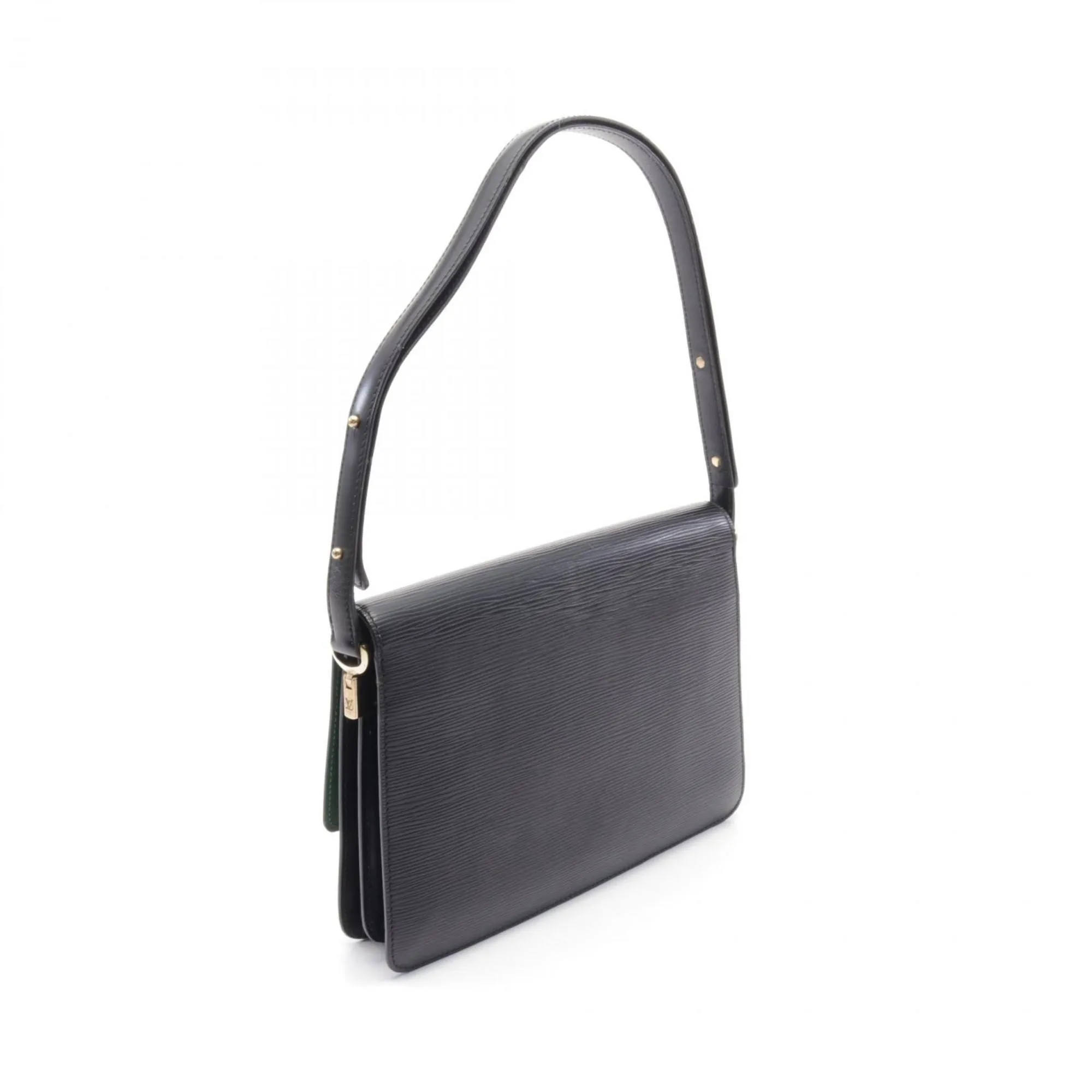 Louis Vuitton  Noir Epi Leather Shoulder Bag (Pre-Owned)