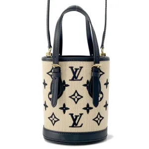 Louis Vuitton Noir Monogram Handbag Shoulder Bag (Pre-Owned)
