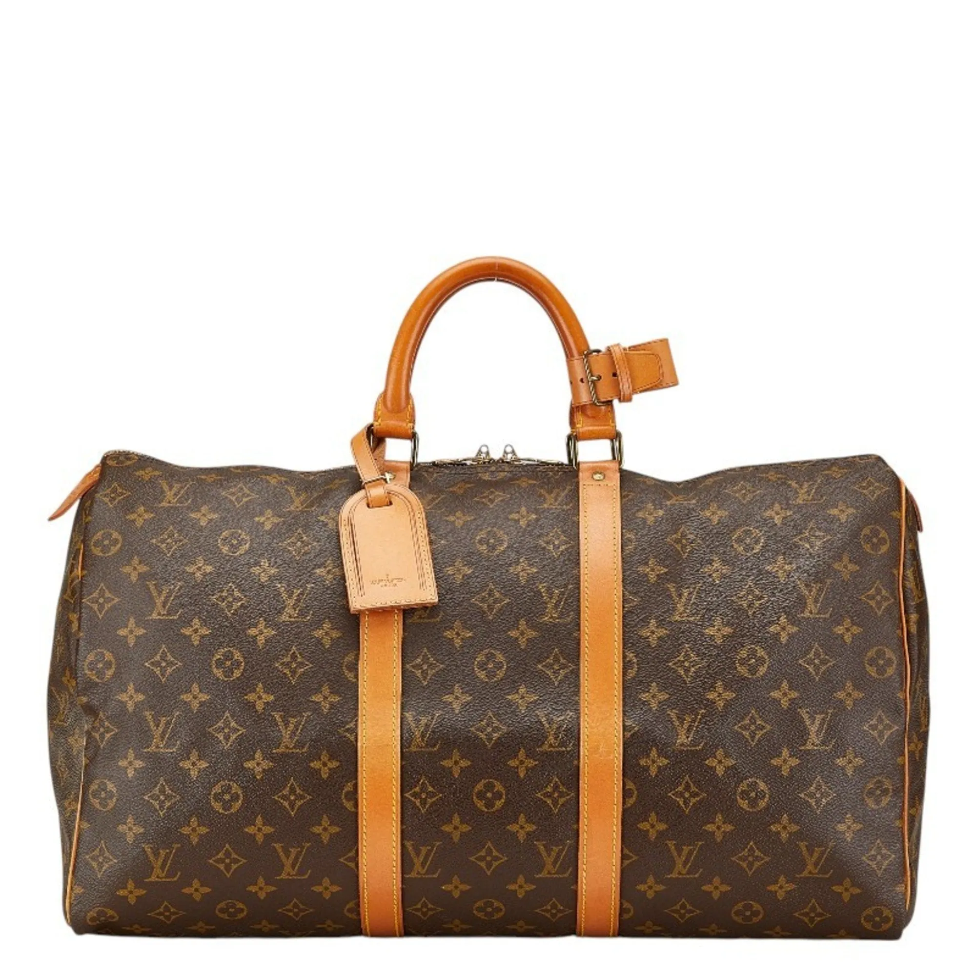 Louis Vuitton Pvc Leather Boston Bag Shoulder Bag (Pre-Owned)
