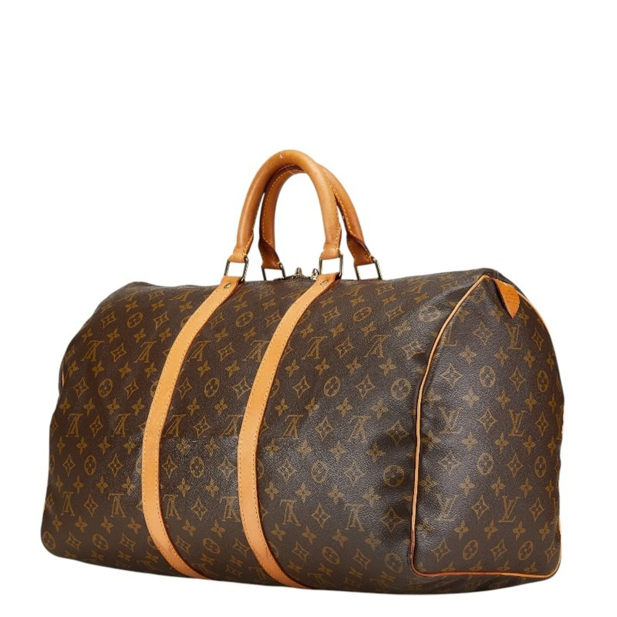 Louis Vuitton Pvc Leather Boston Bag Shoulder Bag (Pre-Owned)