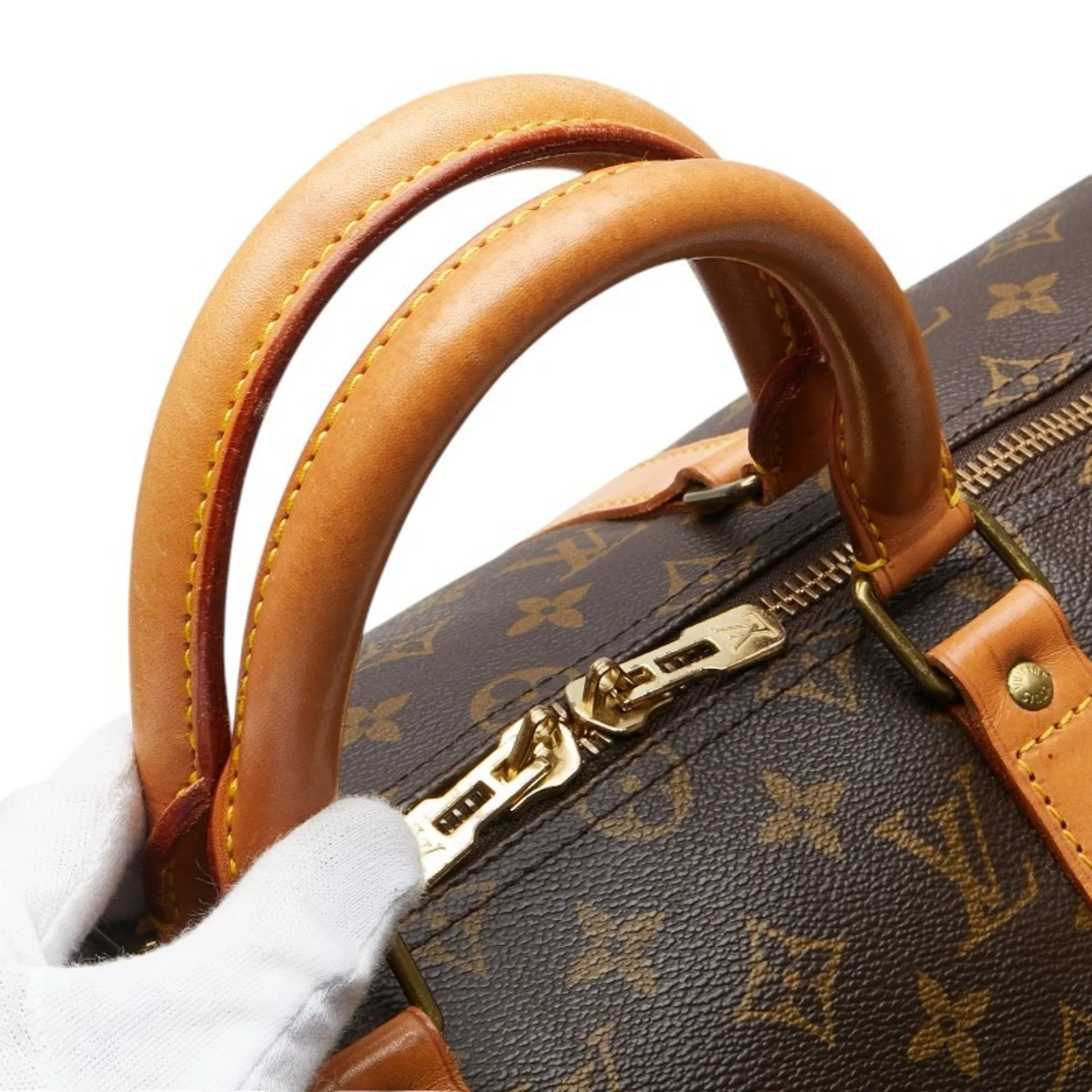 Louis Vuitton Pvc Leather Boston Bag Shoulder Bag (Pre-Owned)