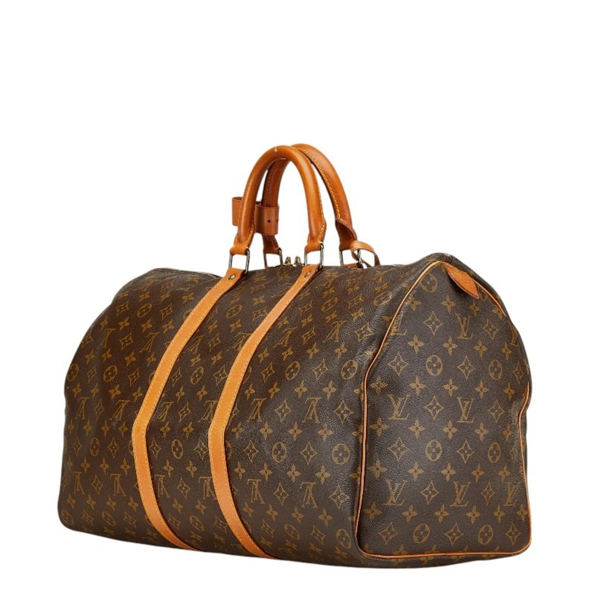 Louis Vuitton Pvc Leather Boston Bag Shoulder Bag (Pre-Owned)