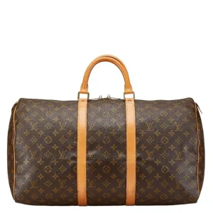 Louis Vuitton Pvc Leather Boston Bag Shoulder Bag (Pre-Owned)