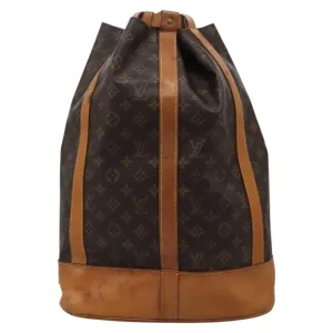 Louis Vuitton Randonne Canvas Shoulder Bag (Pre-Owned)
