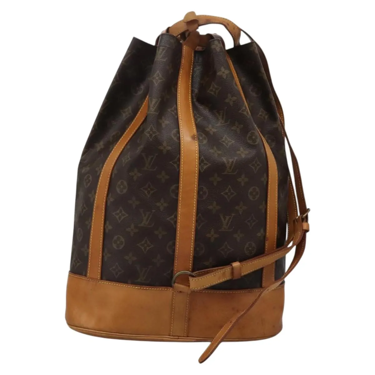 Louis Vuitton Randonne Canvas Shoulder Bag (Pre-Owned)