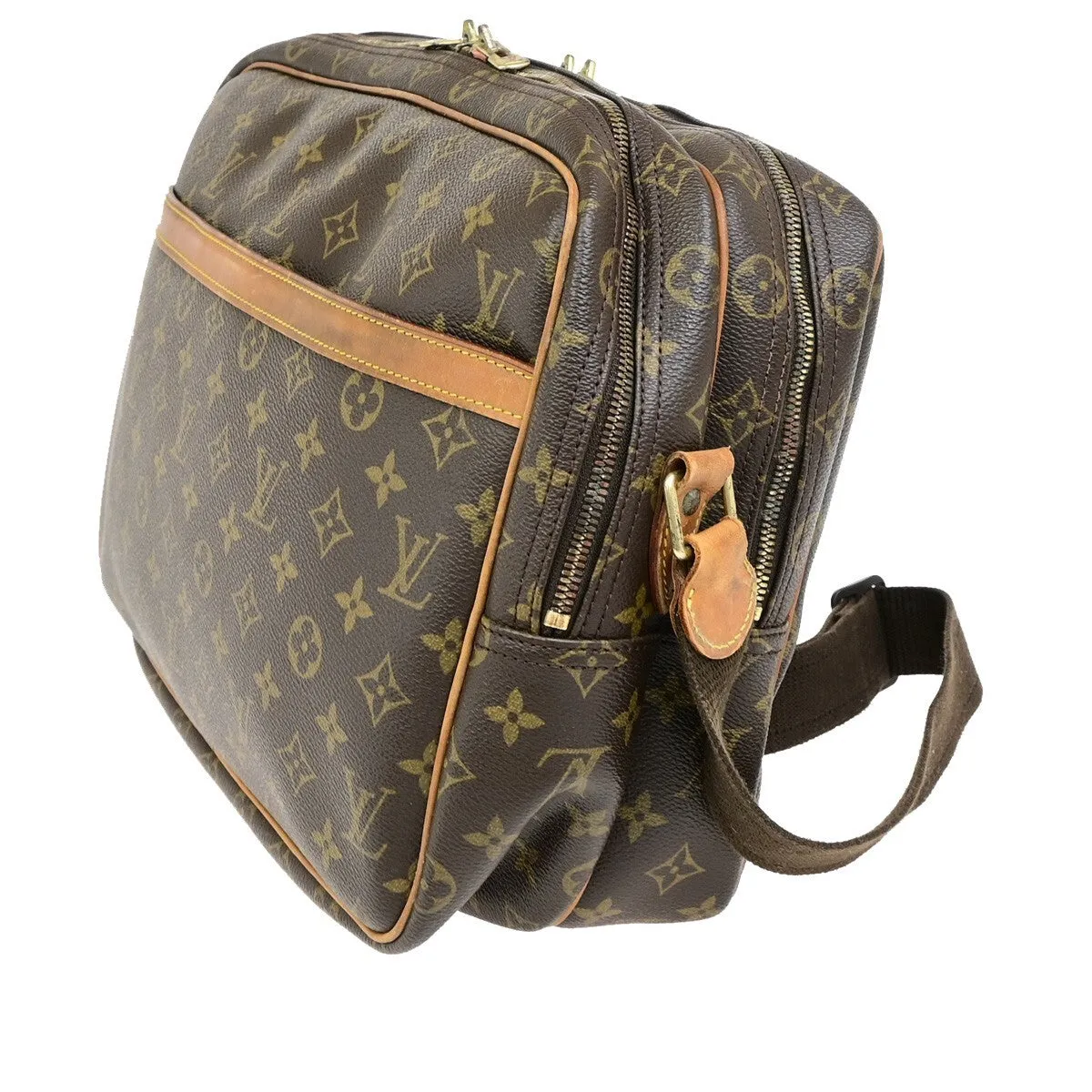 Louis Vuitton Reporter Canvas Shoulder Bag (Pre-Owned)