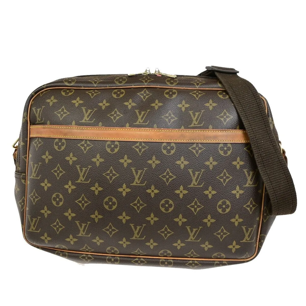 Louis Vuitton Reporter Canvas Shoulder Bag (Pre-Owned)
