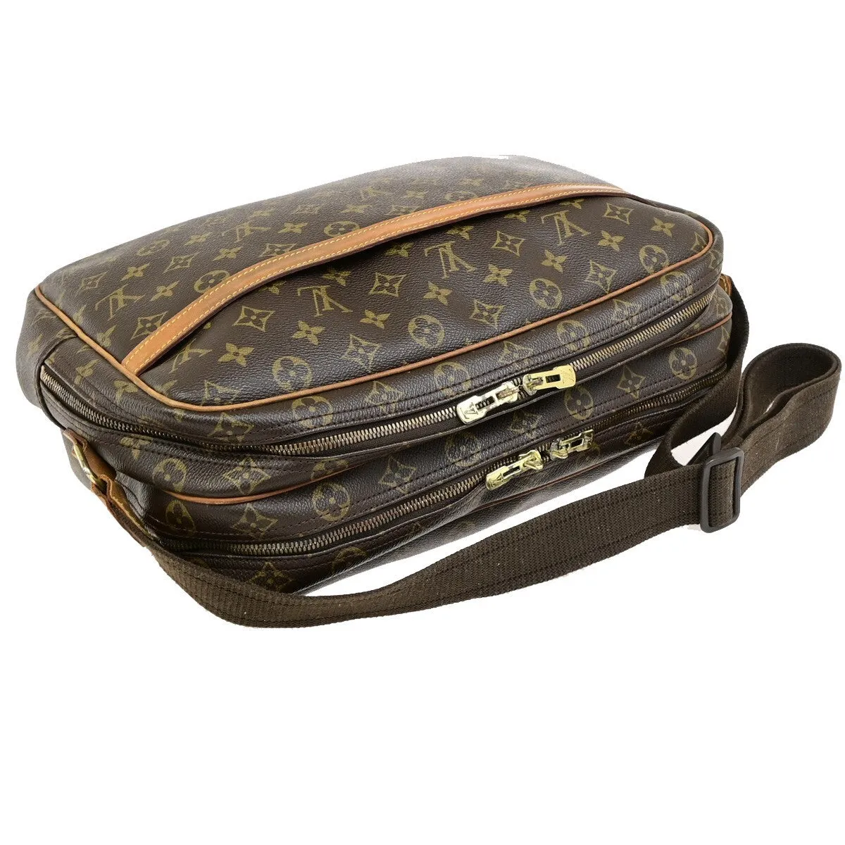 Louis Vuitton Reporter Canvas Shoulder Bag (Pre-Owned)