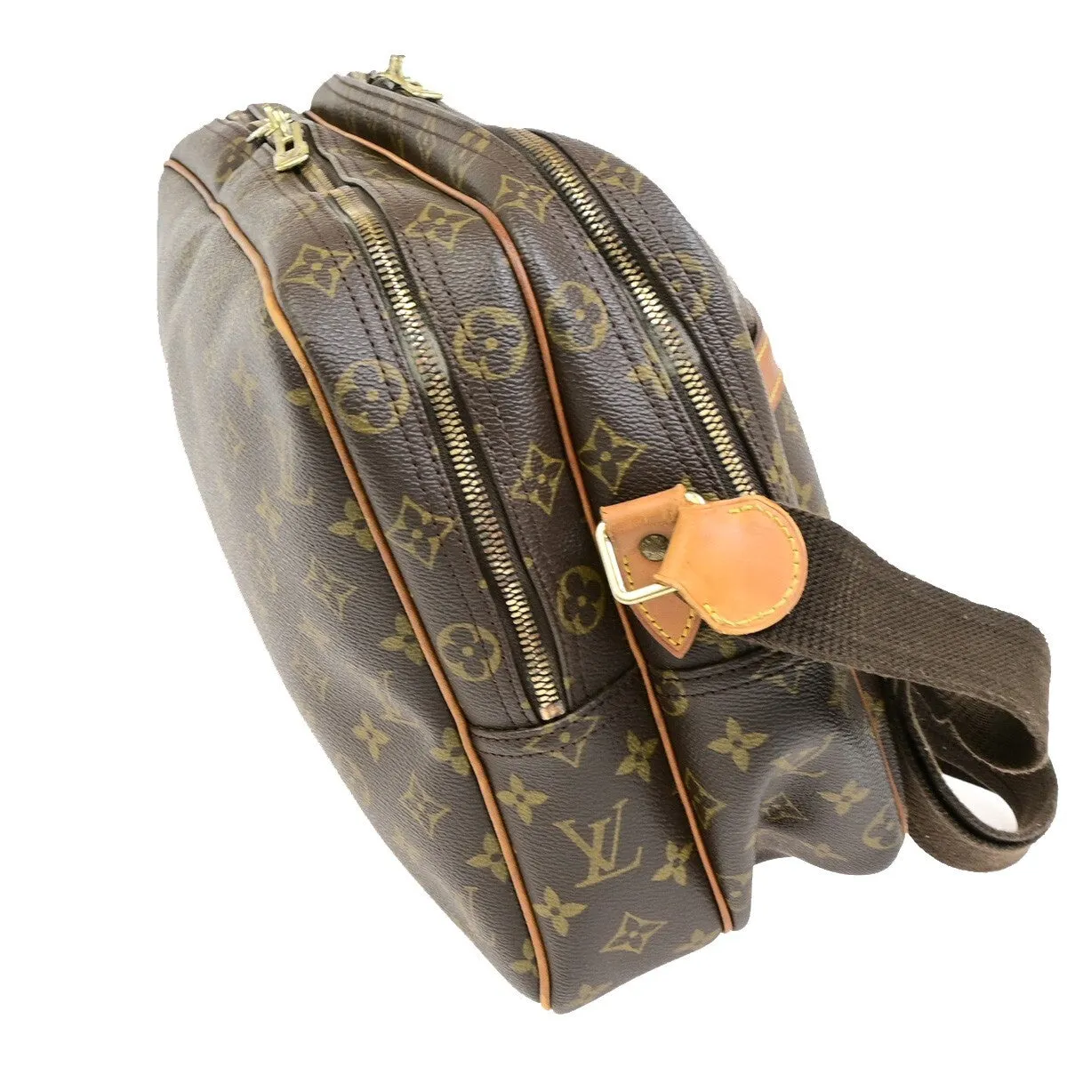 Louis Vuitton Reporter Canvas Shoulder Bag (Pre-Owned)