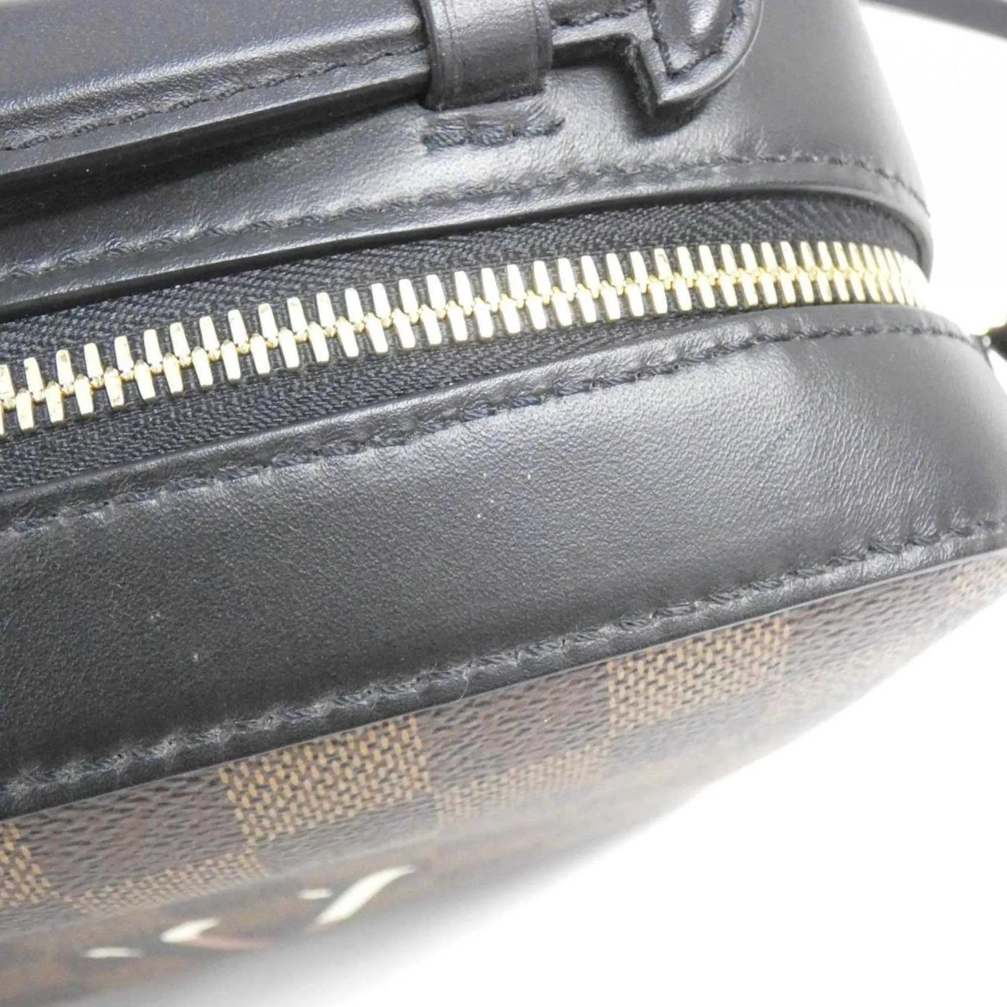 Louis Vuitton Santa Monica Canvas Shoulder Bag (Pre-Owned)