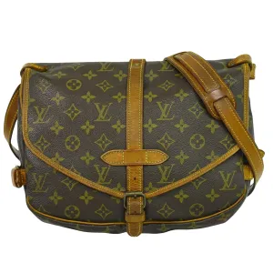 Louis Vuitton Saumur 30 Canvas Shoulder Bag (Pre-Owned)