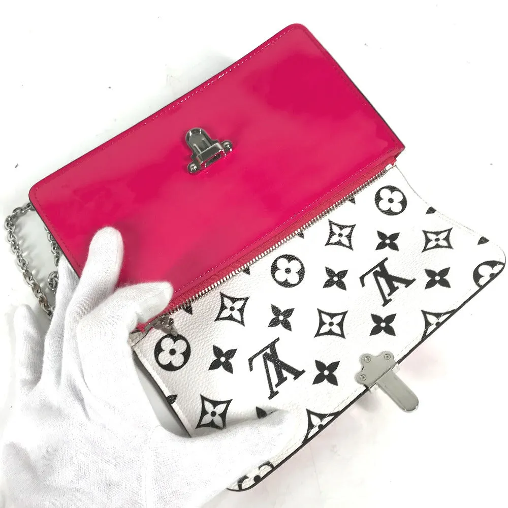 LOUIS VUITTON Shoulder Bag M67793 Patent leather pink Vernis Portefeuille Cherry Wood BB