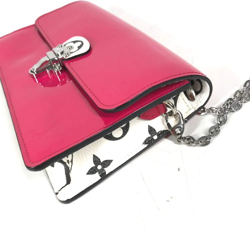 LOUIS VUITTON Shoulder Bag M67793 Patent leather pink Vernis Portefeuille Cherry Wood BB
