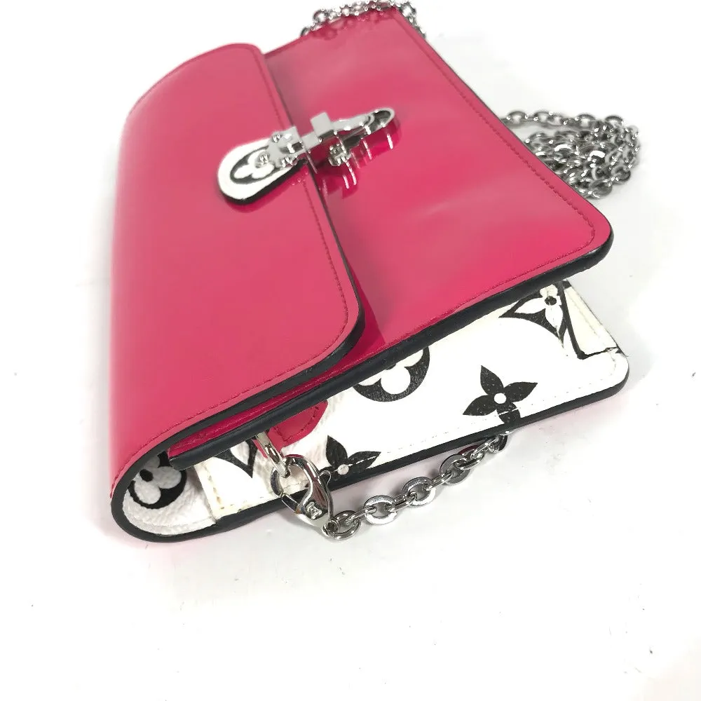 LOUIS VUITTON Shoulder Bag M67793 Patent leather pink Vernis Portefeuille Cherry Wood BB