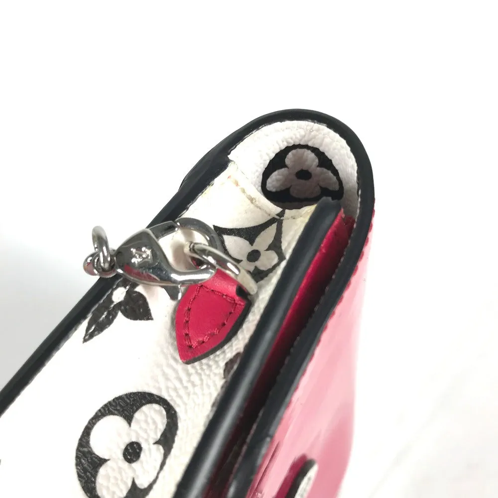 LOUIS VUITTON Shoulder Bag M67793 Patent leather pink Vernis Portefeuille Cherry Wood BB