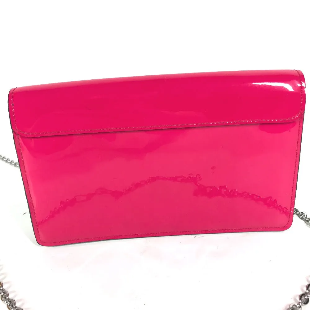 LOUIS VUITTON Shoulder Bag M67793 Patent leather pink Vernis Portefeuille Cherry Wood BB
