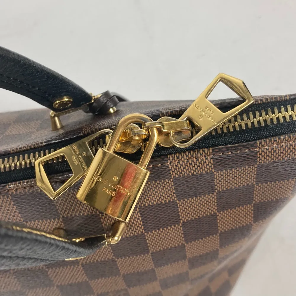 LOUIS VUITTON Shoulder Bag N41014 Damier canvas, leather black Damier Hyde Park Women Used