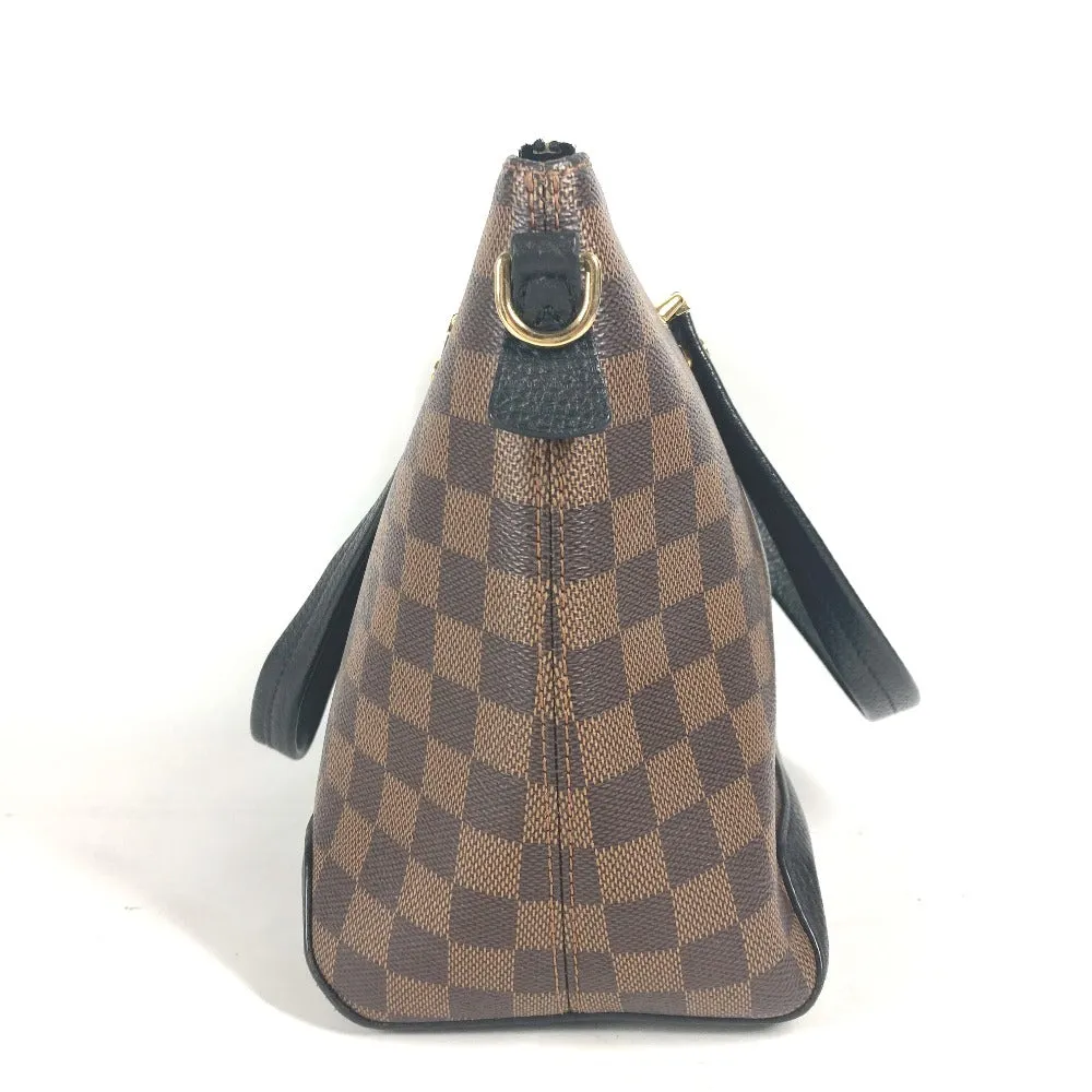 LOUIS VUITTON Shoulder Bag N41014 Damier canvas, leather black Damier Hyde Park Women Used