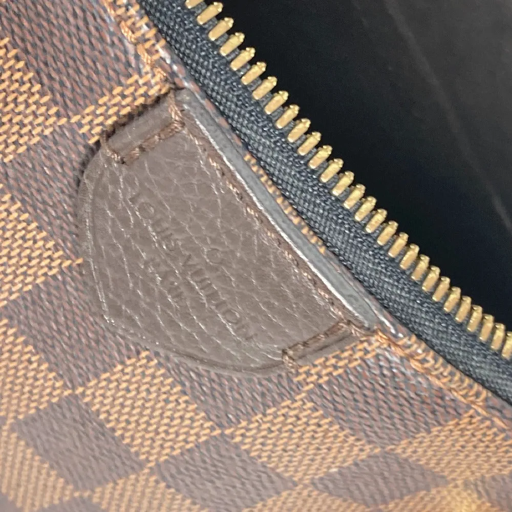 LOUIS VUITTON Shoulder Bag N41014 Damier canvas, leather black Damier Hyde Park Women Used