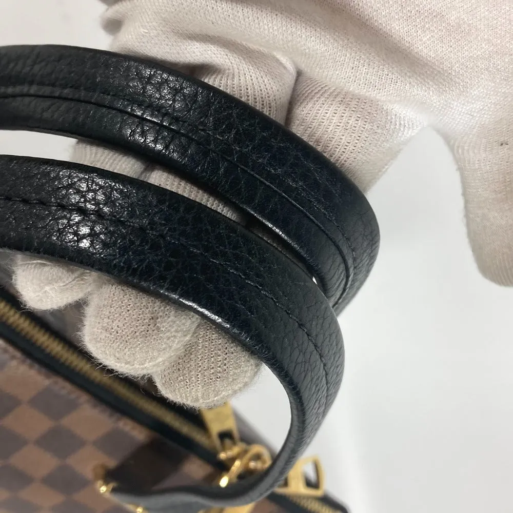 LOUIS VUITTON Shoulder Bag N41014 Damier canvas, leather black Damier Hyde Park Women Used