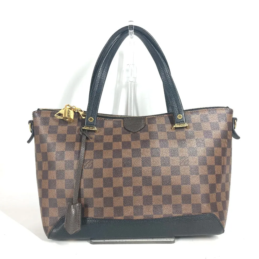 LOUIS VUITTON Shoulder Bag N41014 Damier canvas, leather black Damier Hyde Park Women Used