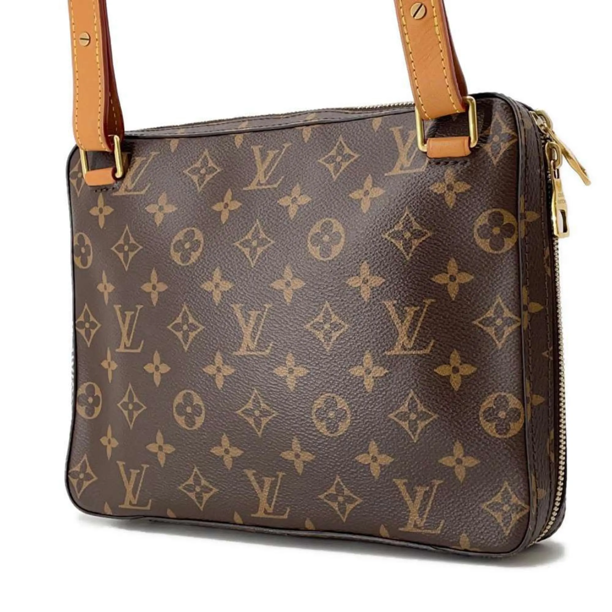 Louis Vuitton Soft Trunk Canvas Shoulder Bag (Pre-Owned)