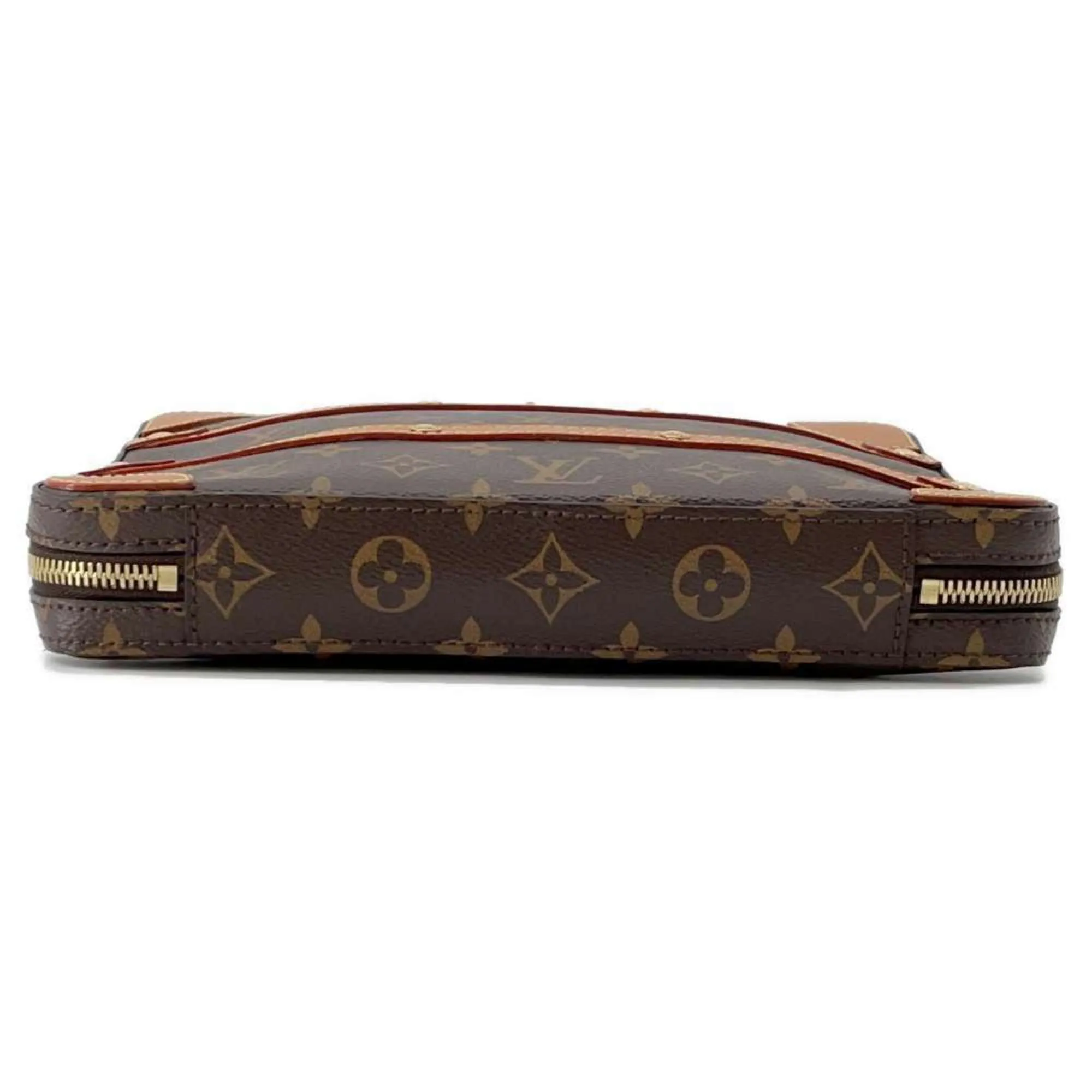 Louis Vuitton Soft Trunk Canvas Shoulder Bag (Pre-Owned)
