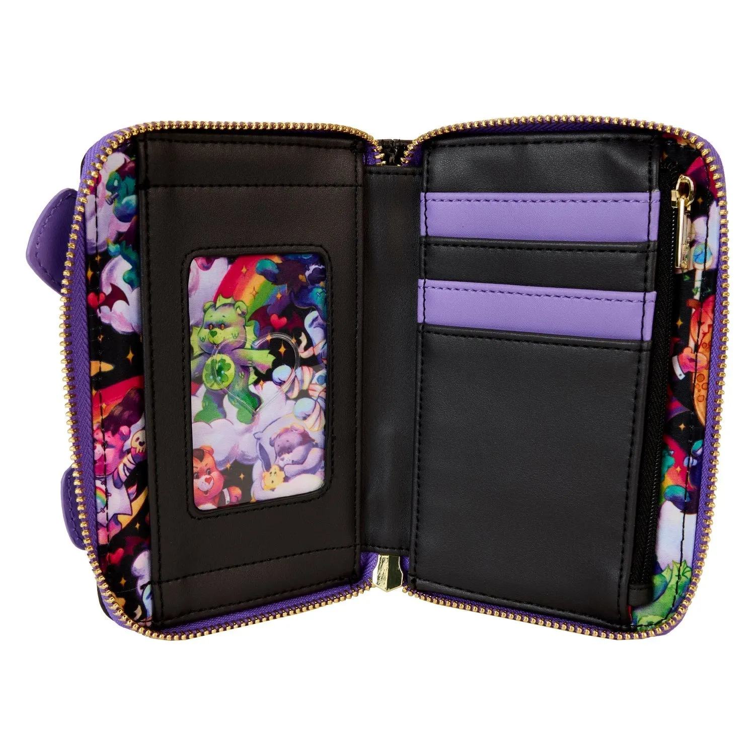 Loungefly Carebears x Universal Monsters Scary Dreams Zip Around Wallet