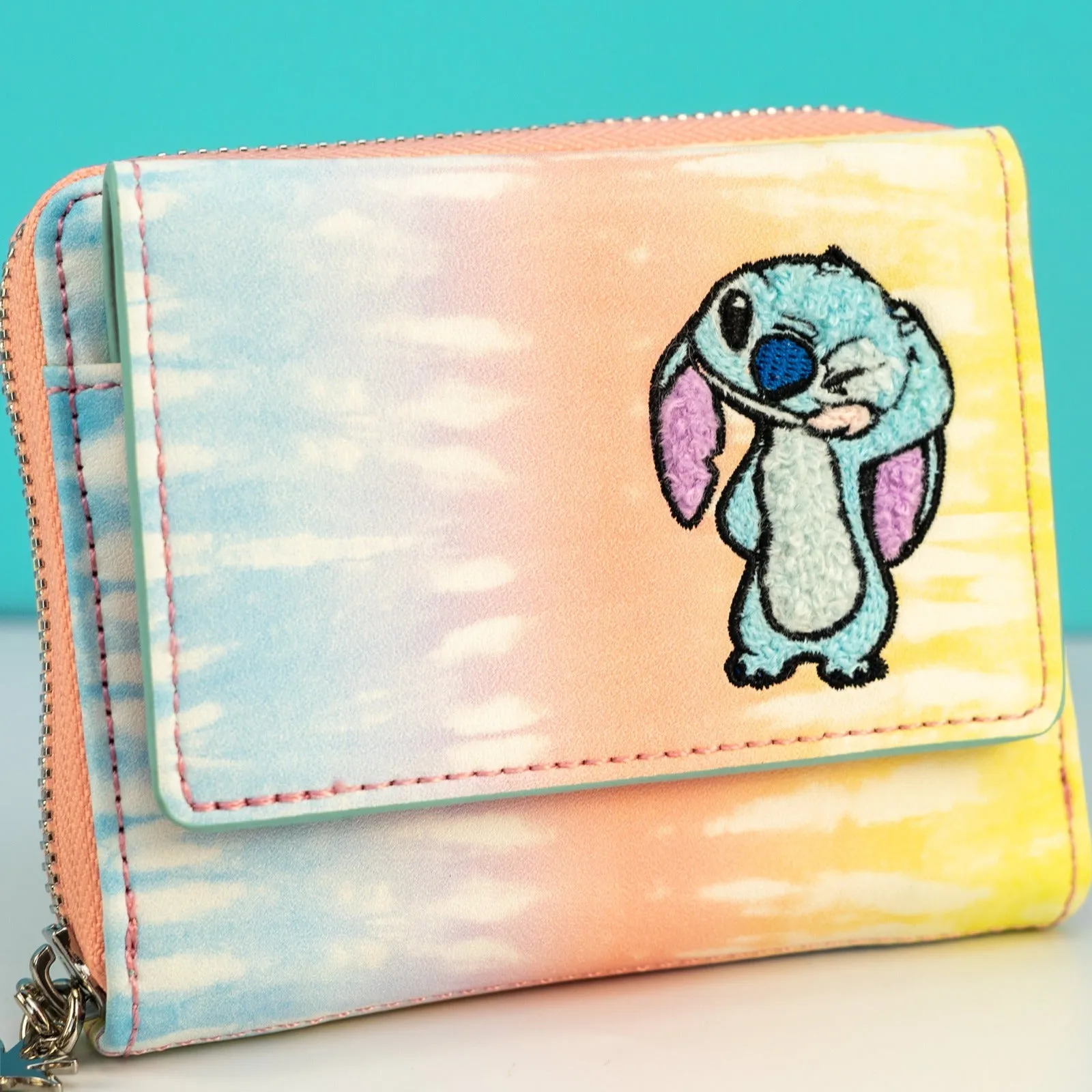 Loungefly x Disney Lilo and Stitch Pastel Tie Dye Wallet