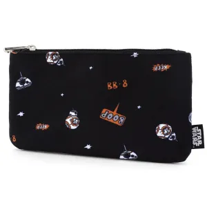 Loungefly x Star Wars BB-8 All Over Print Purse/Cosmetics Bag