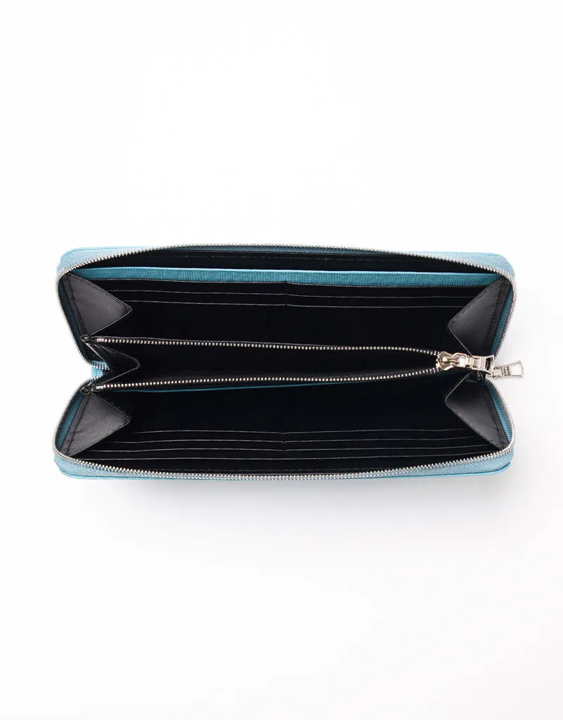 luster Round Zip Wallet No. 223400