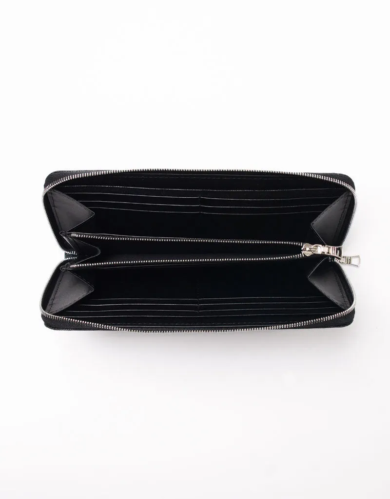 luster Round Zip Wallet No. 223400