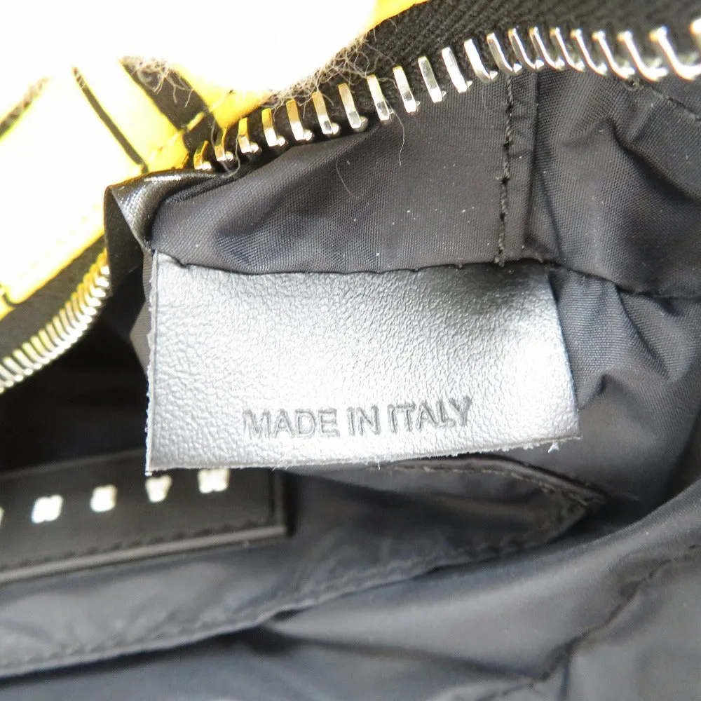 MARNI Shoulder Bag Nylon yellow Women Used