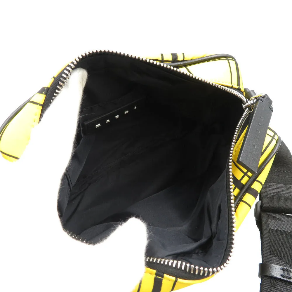 MARNI Shoulder Bag Nylon yellow Women Used