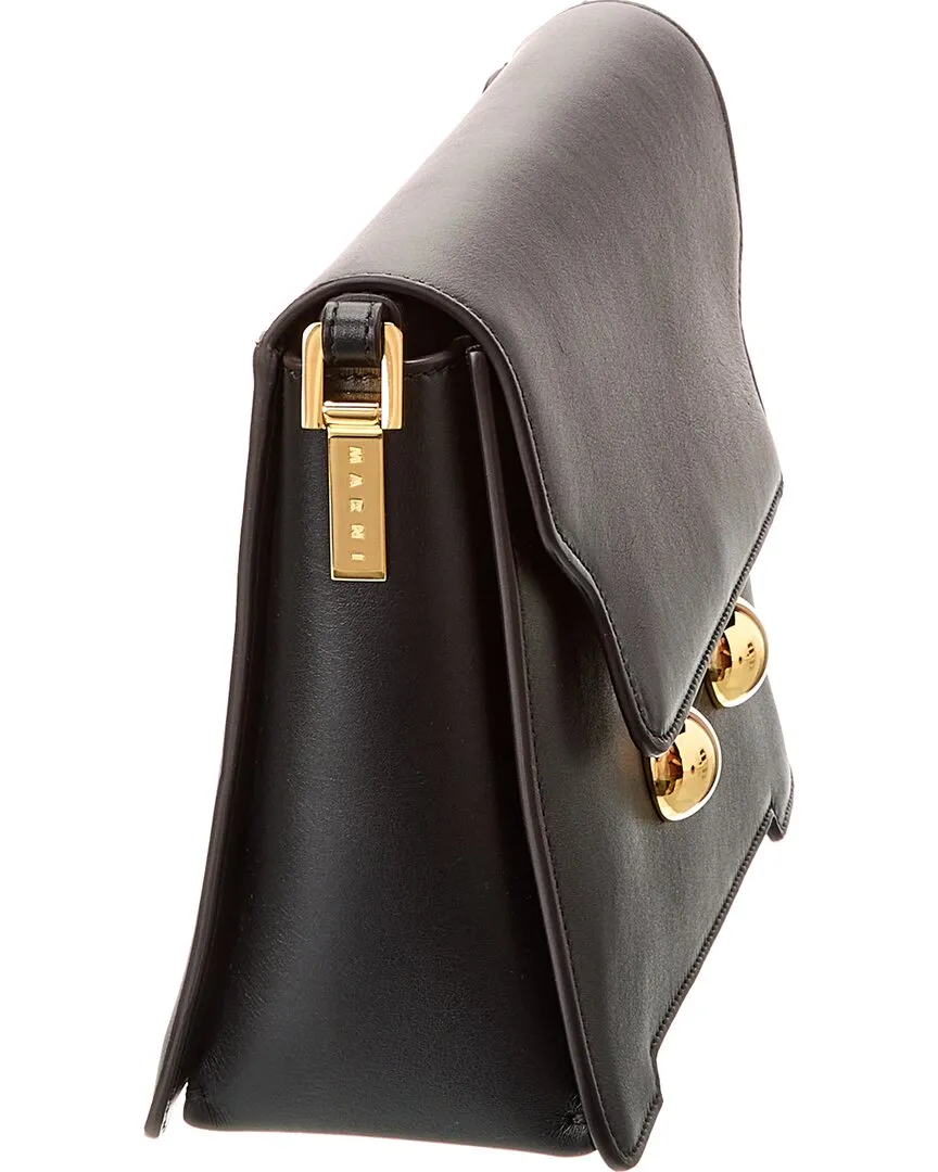 Marni Trunkaroo Medium Leather Shoulder Bag