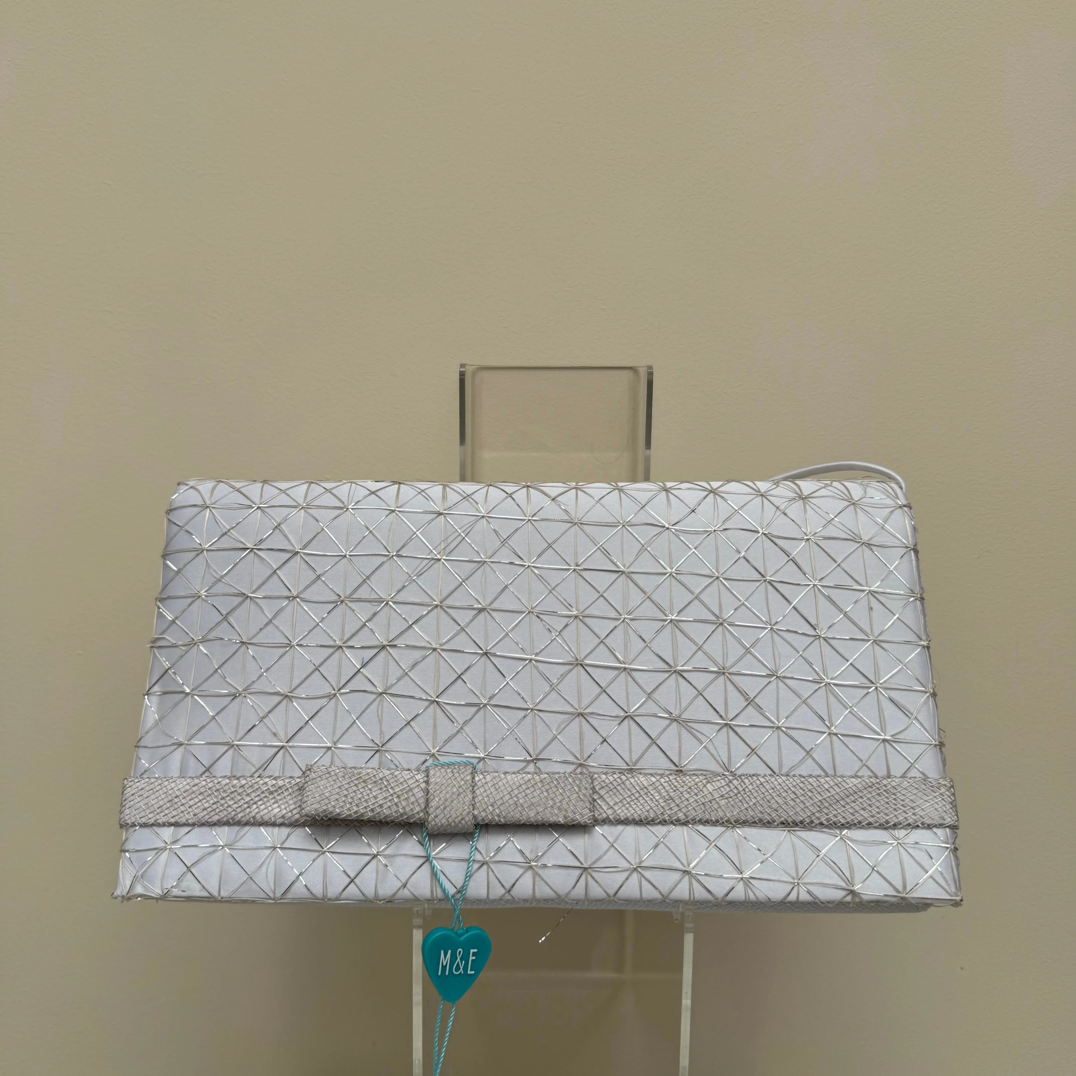 Max and Ellie HX2 White and Lurex Quartz Bag White/Lurex Quartz
