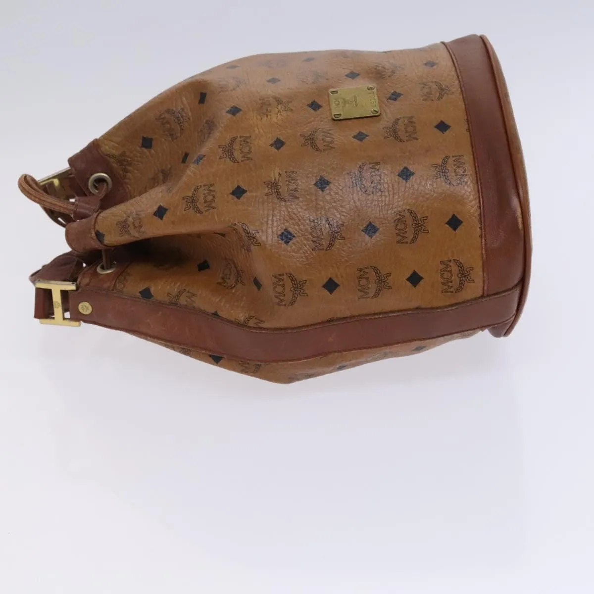 MCM Visetos Canvas Shoulder Bag (Pre-Owned)