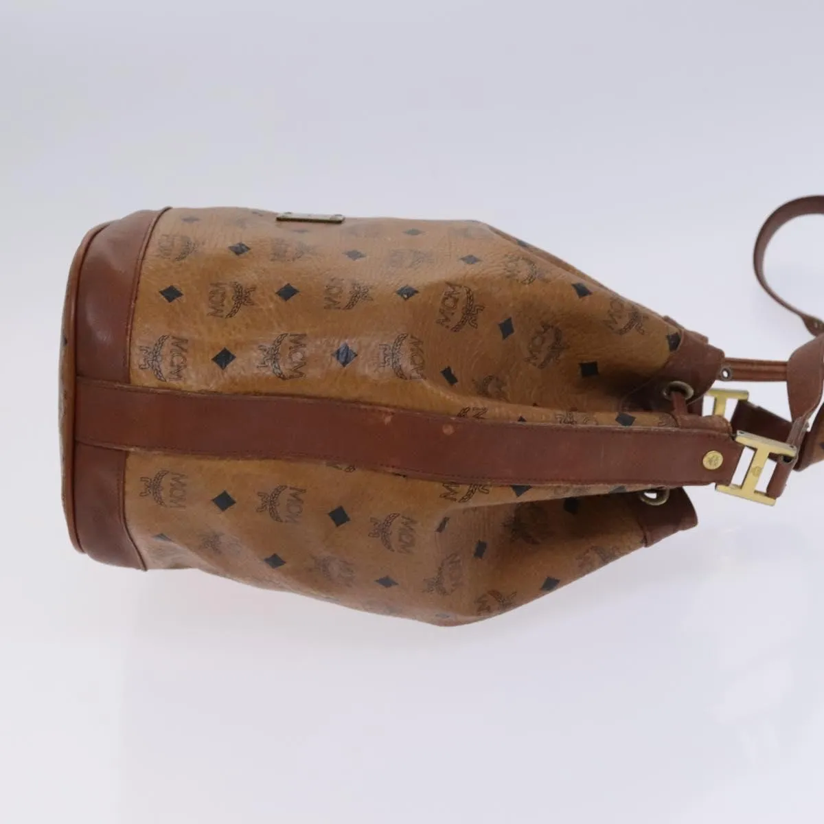 MCM Visetos Canvas Shoulder Bag (Pre-Owned)