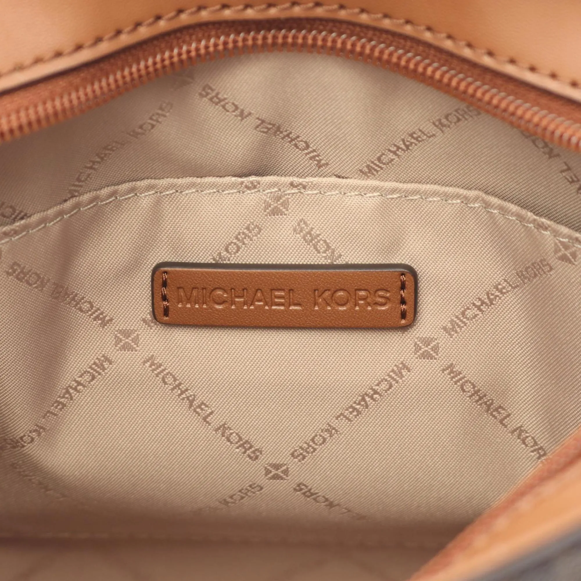Michael Kors Coated Canvas Leather Shoulder Bag Weekend Bag (Pre-Owned)