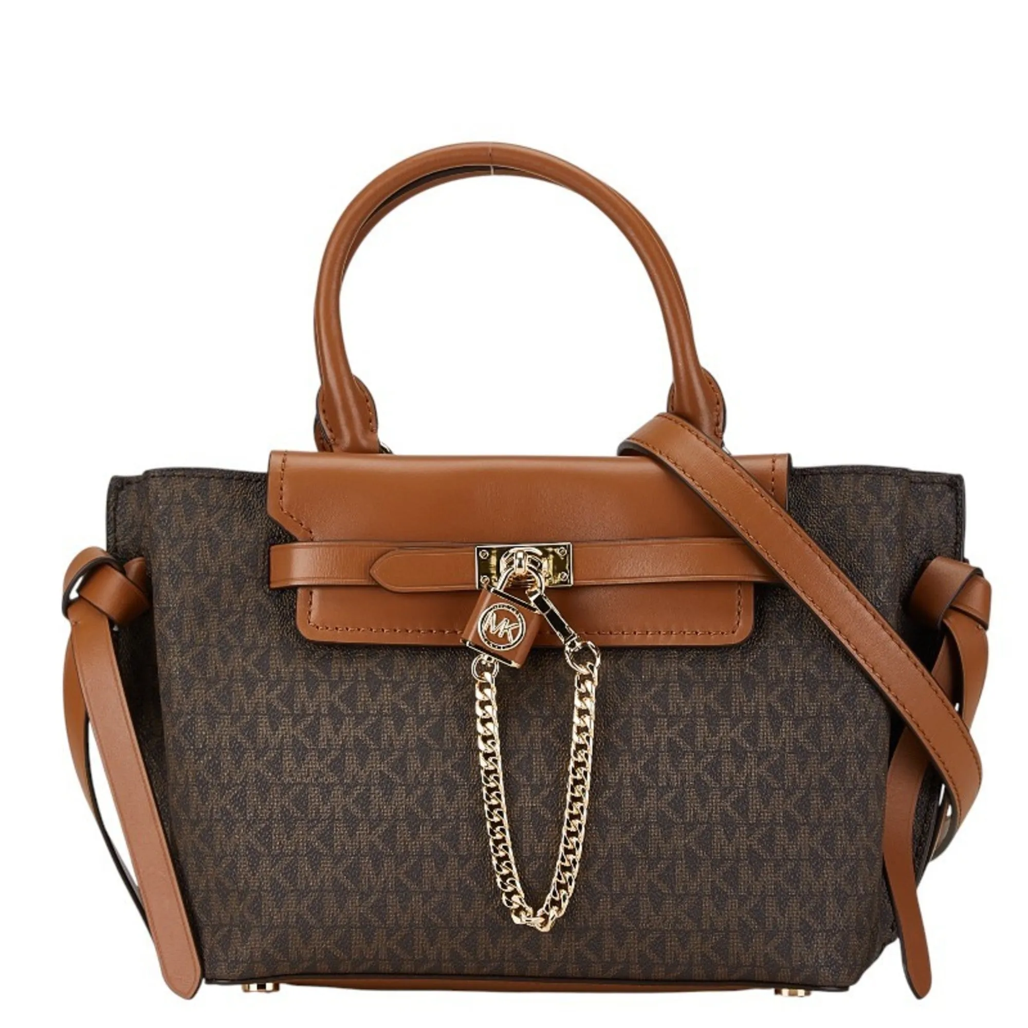 Michael Kors  Pvc Leather Handbag Shoulder Bag (Pre-Owned)