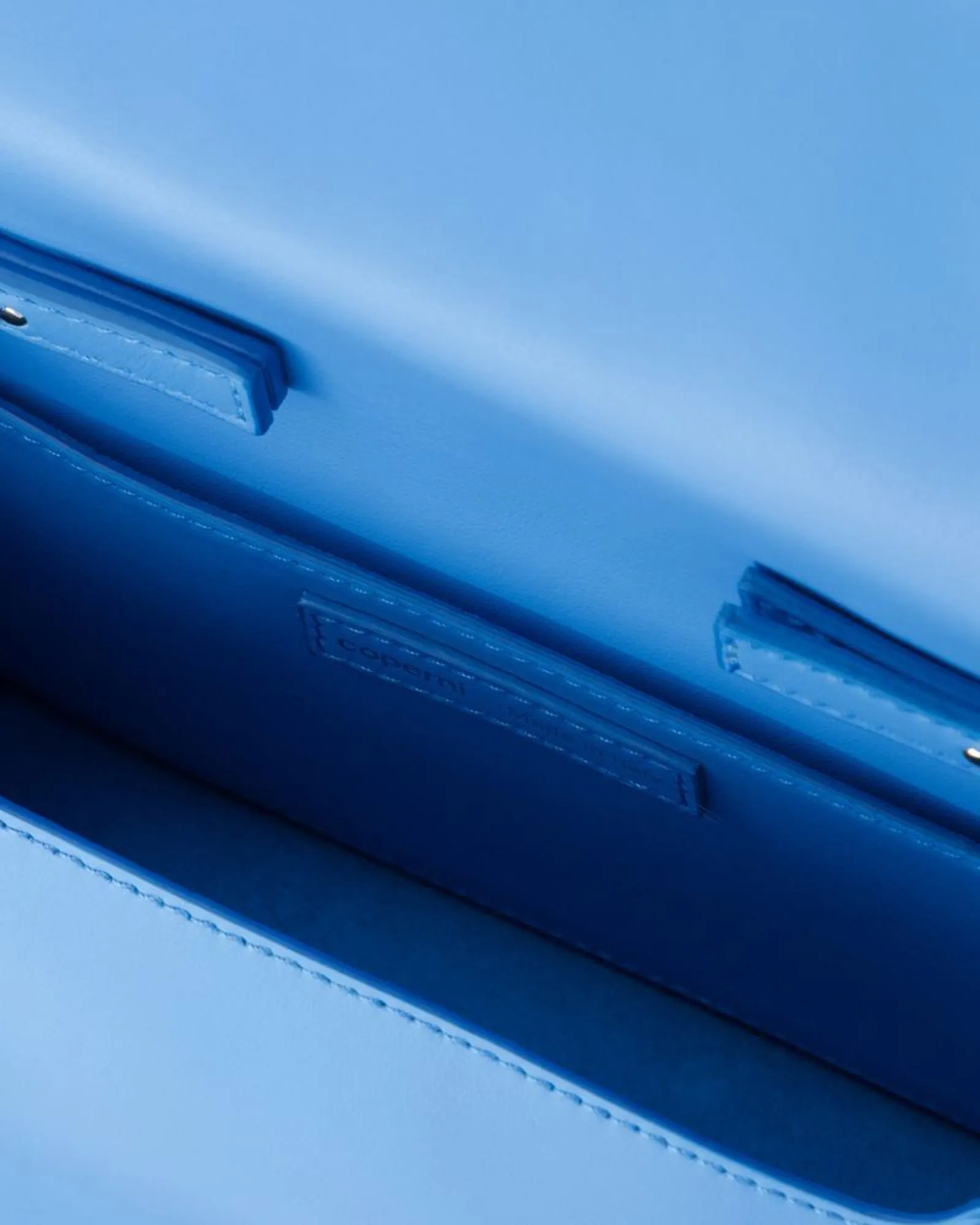 Mini Folder Bag - Coperni - Leather - Blue