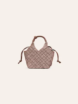 MISU MINI Sparkling Purple Crossbody bag