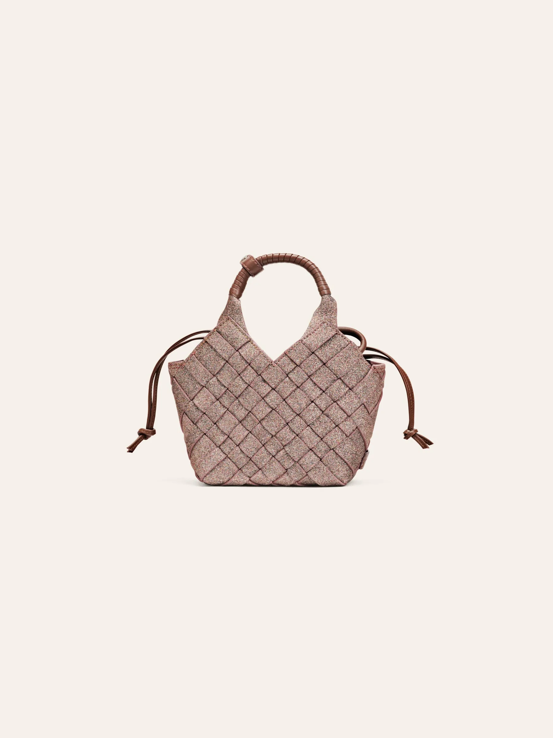 MISU MINI Sparkling Purple Crossbody bag