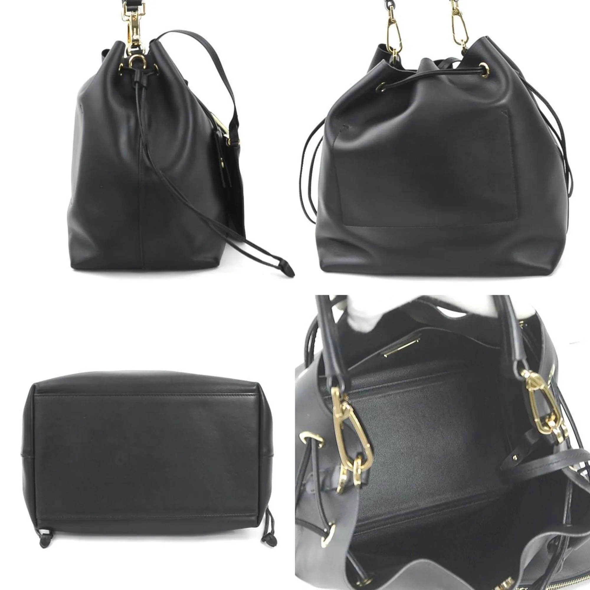 Miu Miu Leather Handbag Shoulder Bag (Pre-Owned)