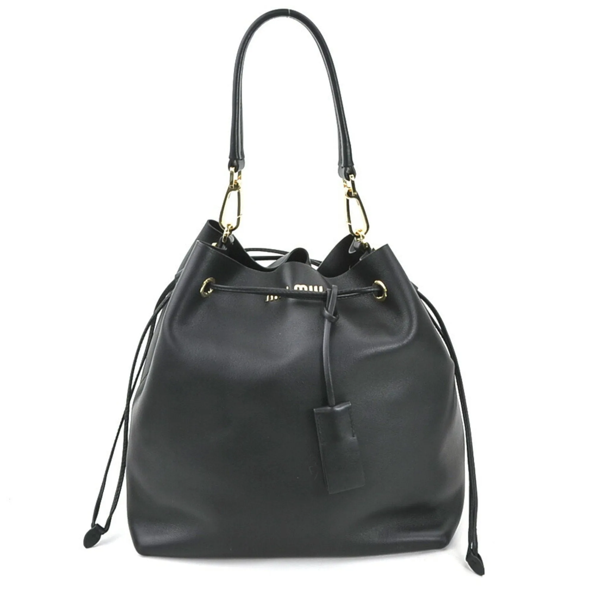 Miu Miu Leather Handbag Shoulder Bag (Pre-Owned)