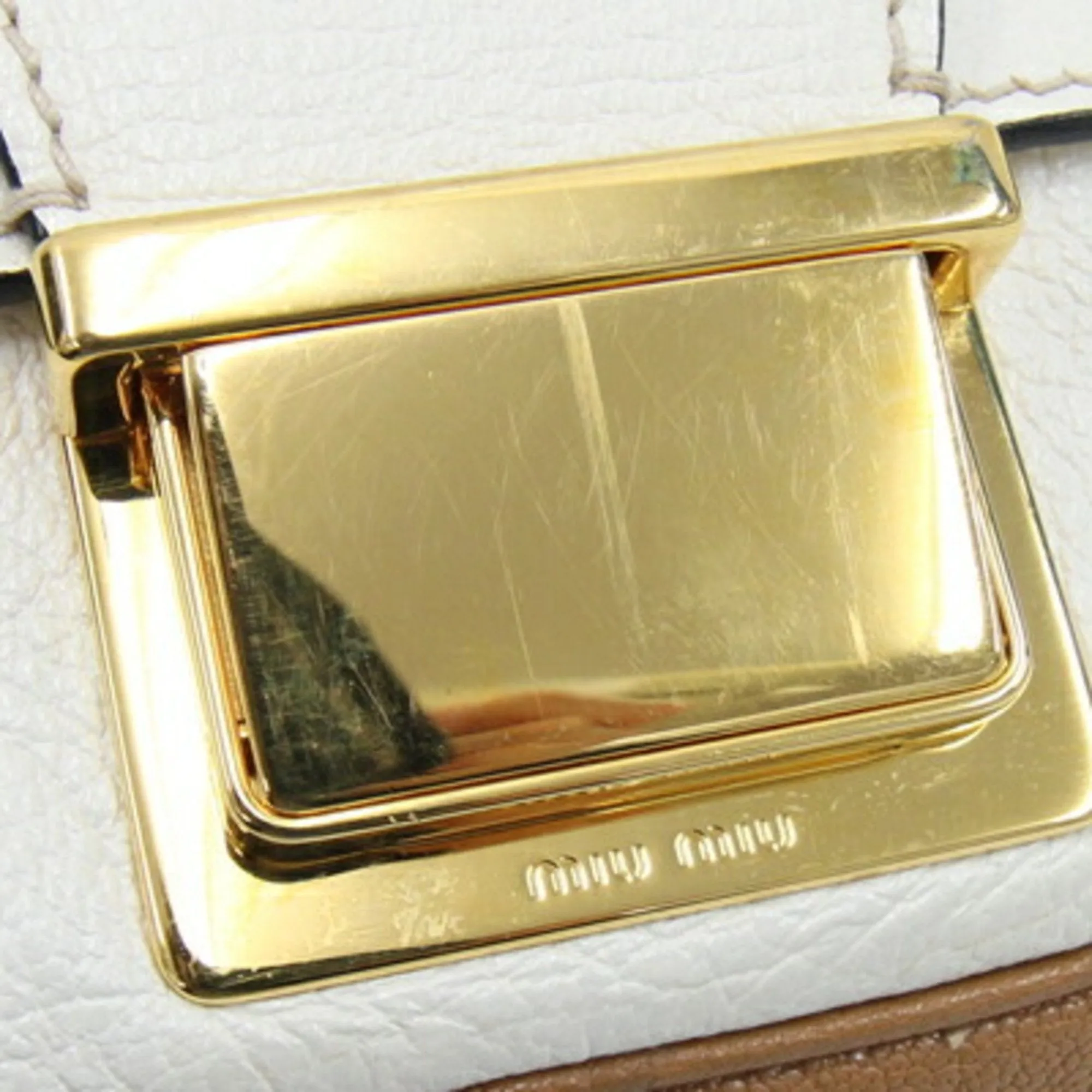 Miu Miu Leather Shoulder Bag (Pre-Owned)