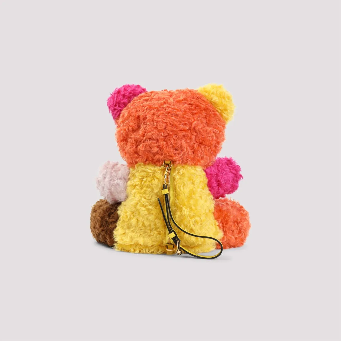Multicolor Mohair Bear Bag
