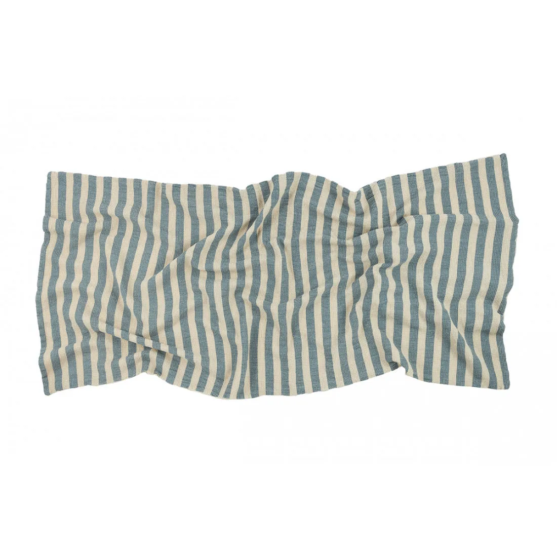 nobodinoz Portofino Beach Towel Bag Set Blue Stripes
