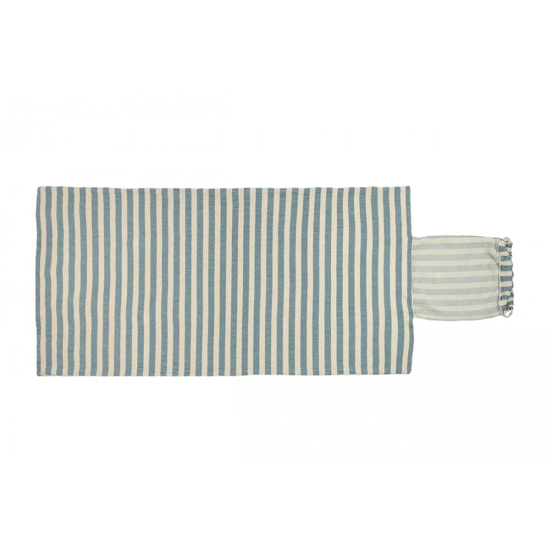 nobodinoz Portofino Beach Towel Bag Set Blue Stripes