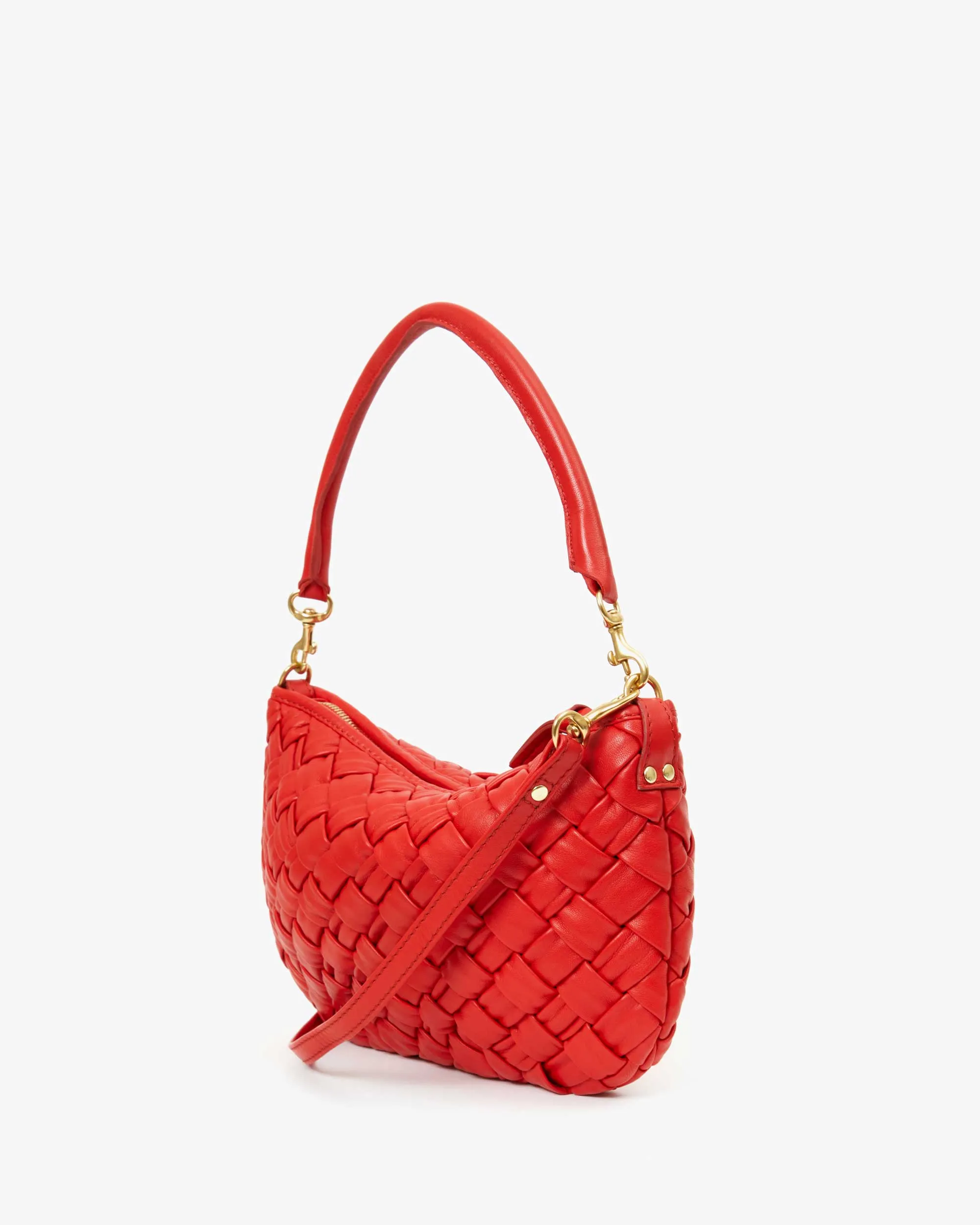 Petit Moyen Handbags - Crossbody - Petit Moyen Rosa Puffy Woven